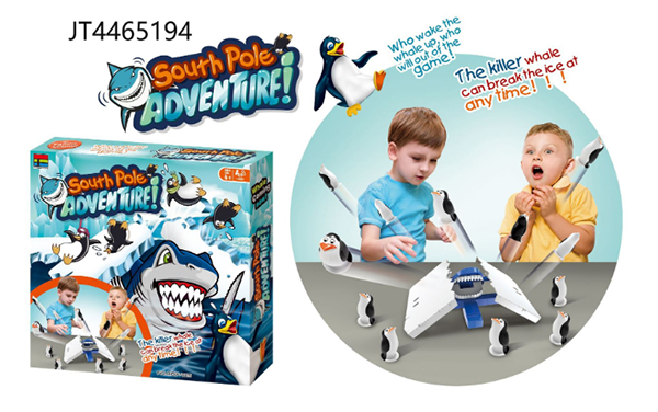 企鵝鯊魚平衡冰山桌面遊戲 JT4465194