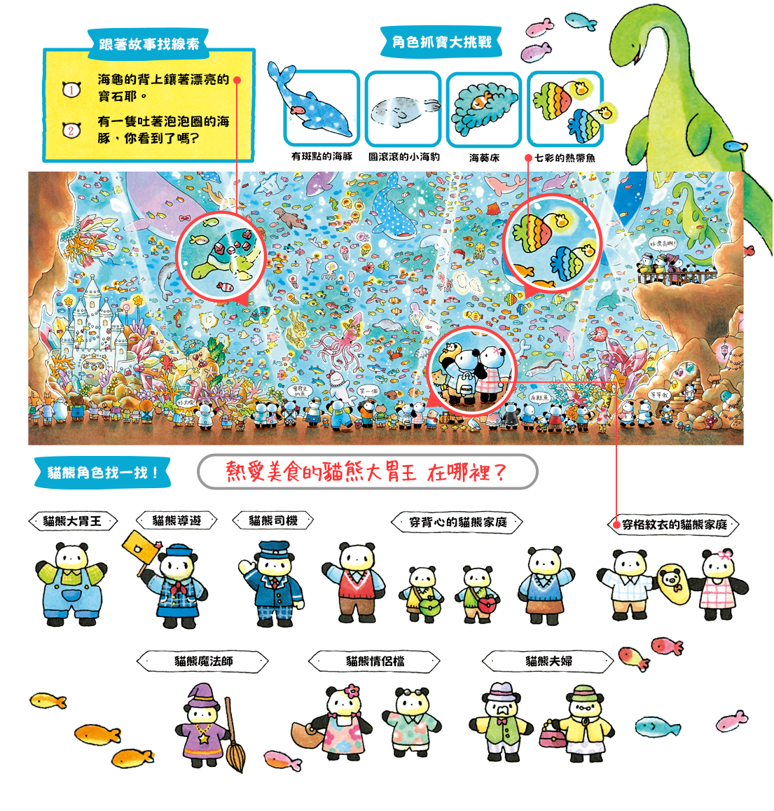 找找熱愛美食的貓熊大胃王