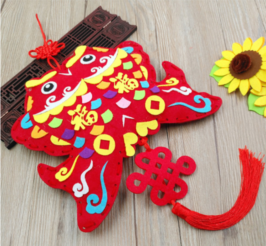 現貨區 DIY年年有魚掛飾 M001