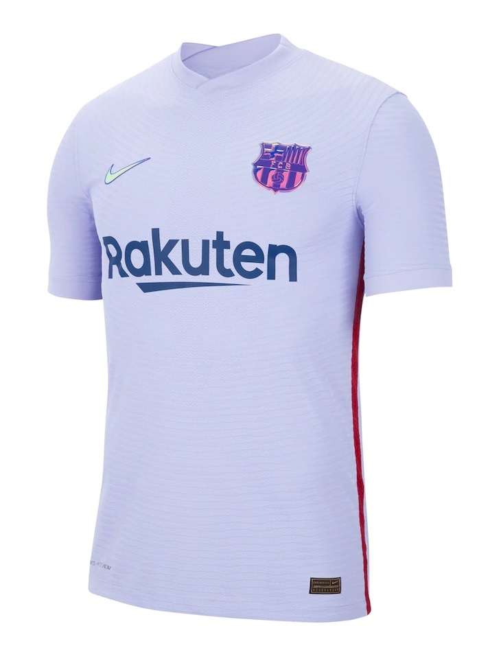 21-22巴塞隆拿作客球員版球衣