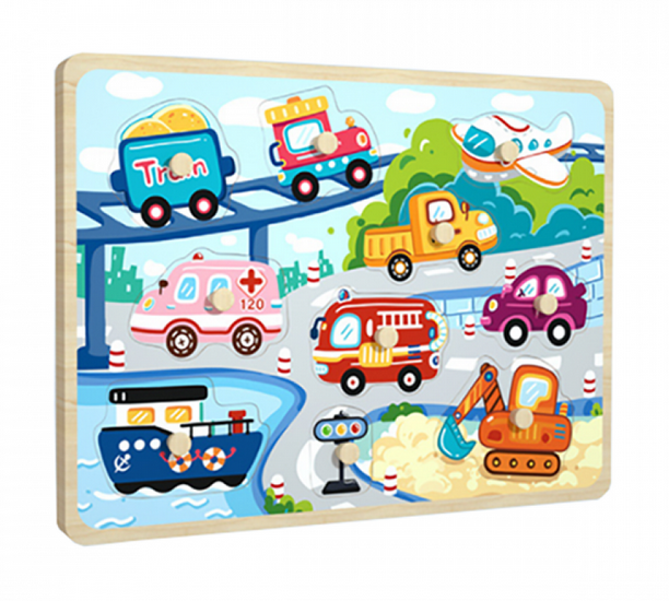 早教嬰兒形狀配對手抓板拼圖 MH-183