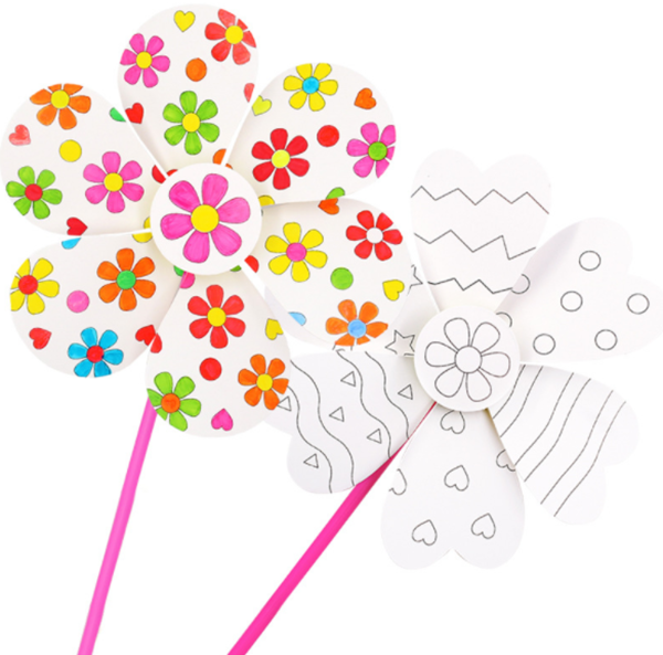 DIY塗鴉風車材料包 M343