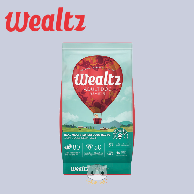 Wealtz Chicken & Superfoods Adult Dog Recipe 2.1kg/6kg