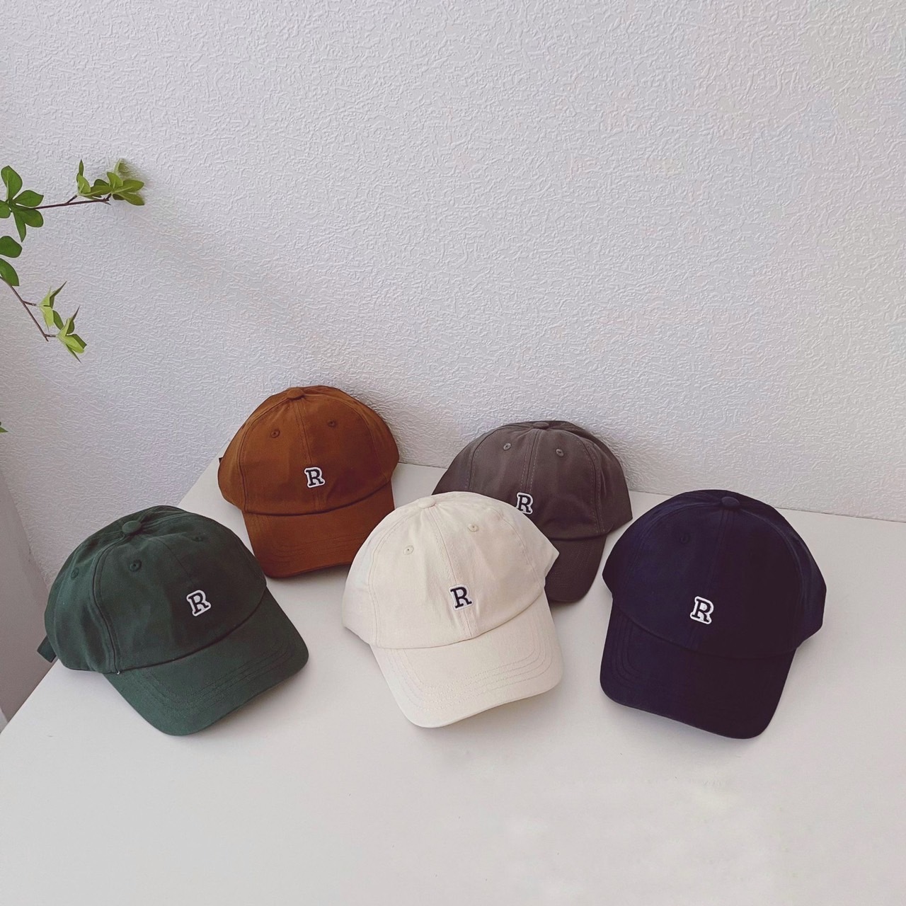 大R英字復古老帽