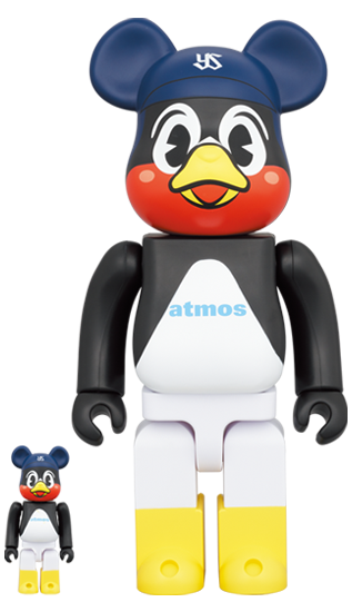 Bearbrick 100%+400% Atmos × Tokyo Yakult Sw