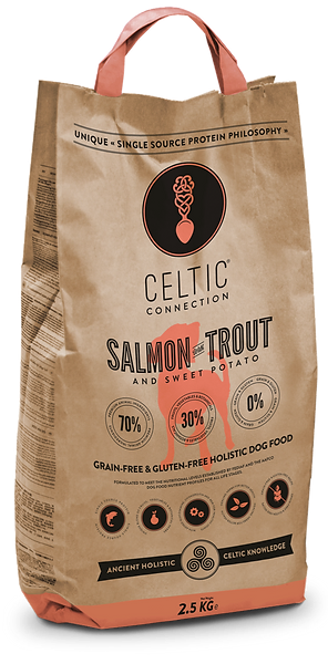 CELTIC CONNECTION 三文魚/鱒魚無毅無麩防敏狗糧（香港行貨）