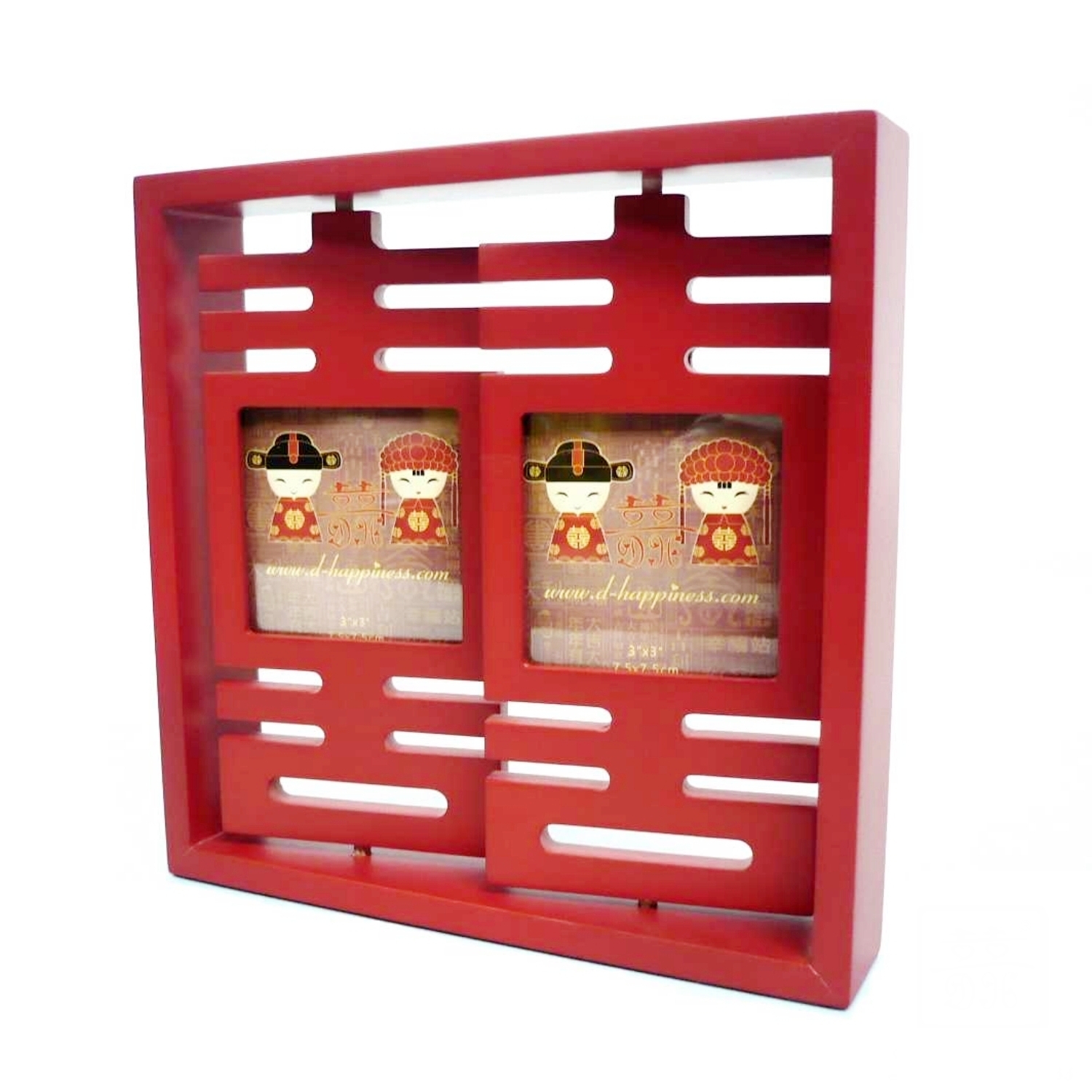 D-HAPPINESS double happiness photo frame 3x3