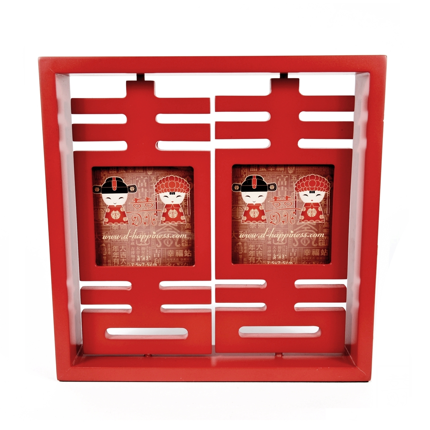 D-HAPPINESS double happiness photo frame 3x3