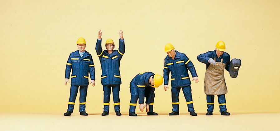 Preiser 10433 HO THW helpers, Switzerland