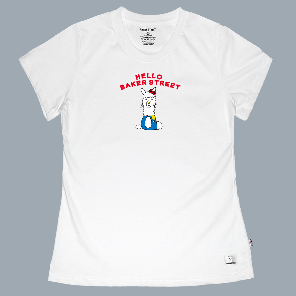 Hello Alpaca 女版短袖T恤