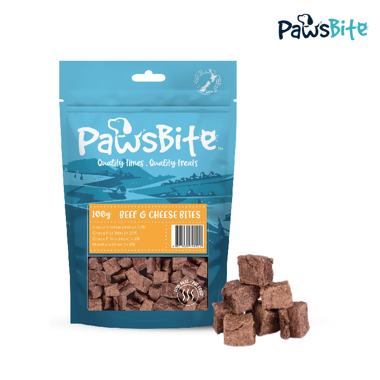 PawsBite 芝士牛肉粒 100G