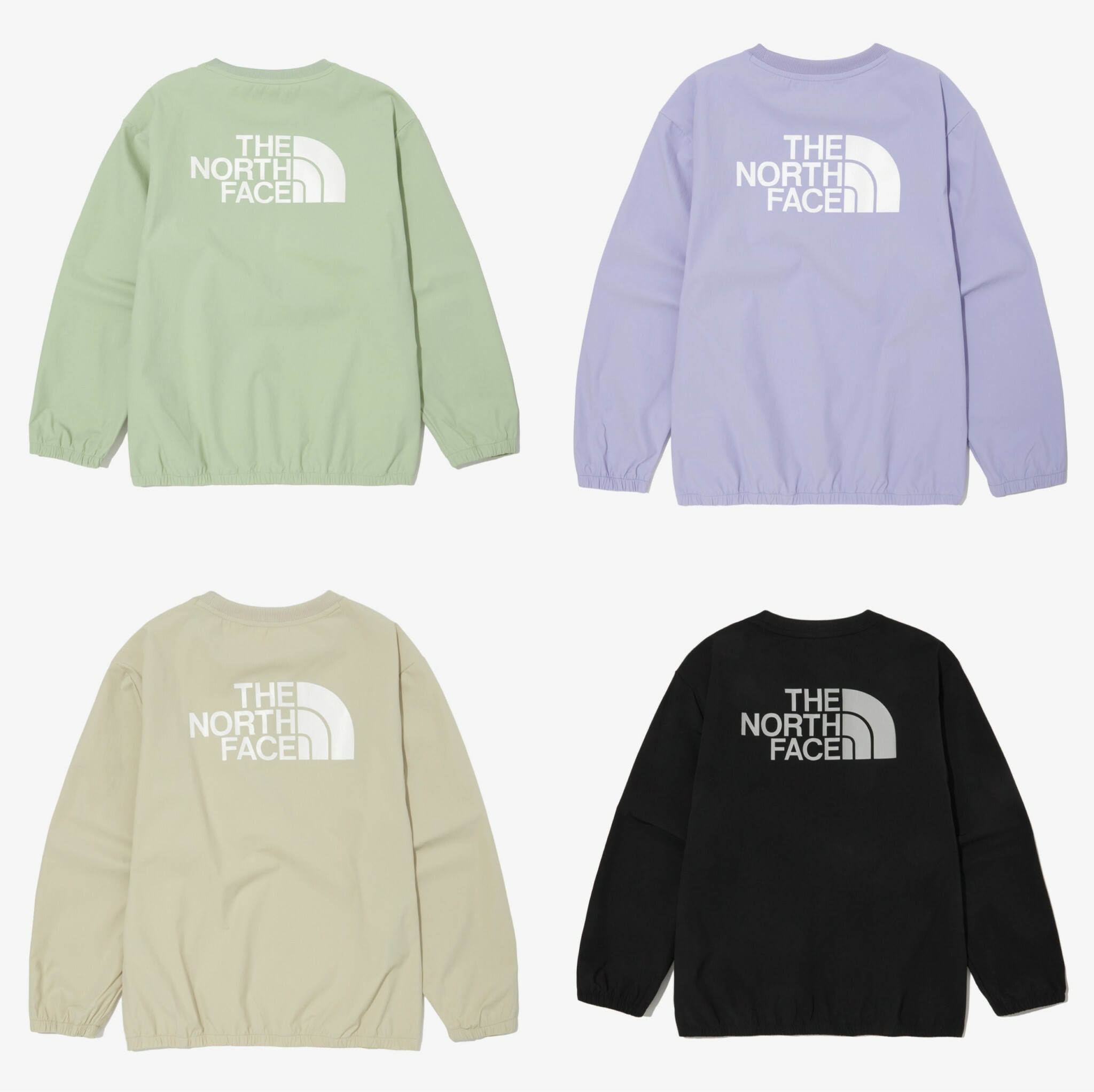 THE NORTH FACE 童 GO ACTIVE 大LOGO 圓領 長袖 NM5MN06