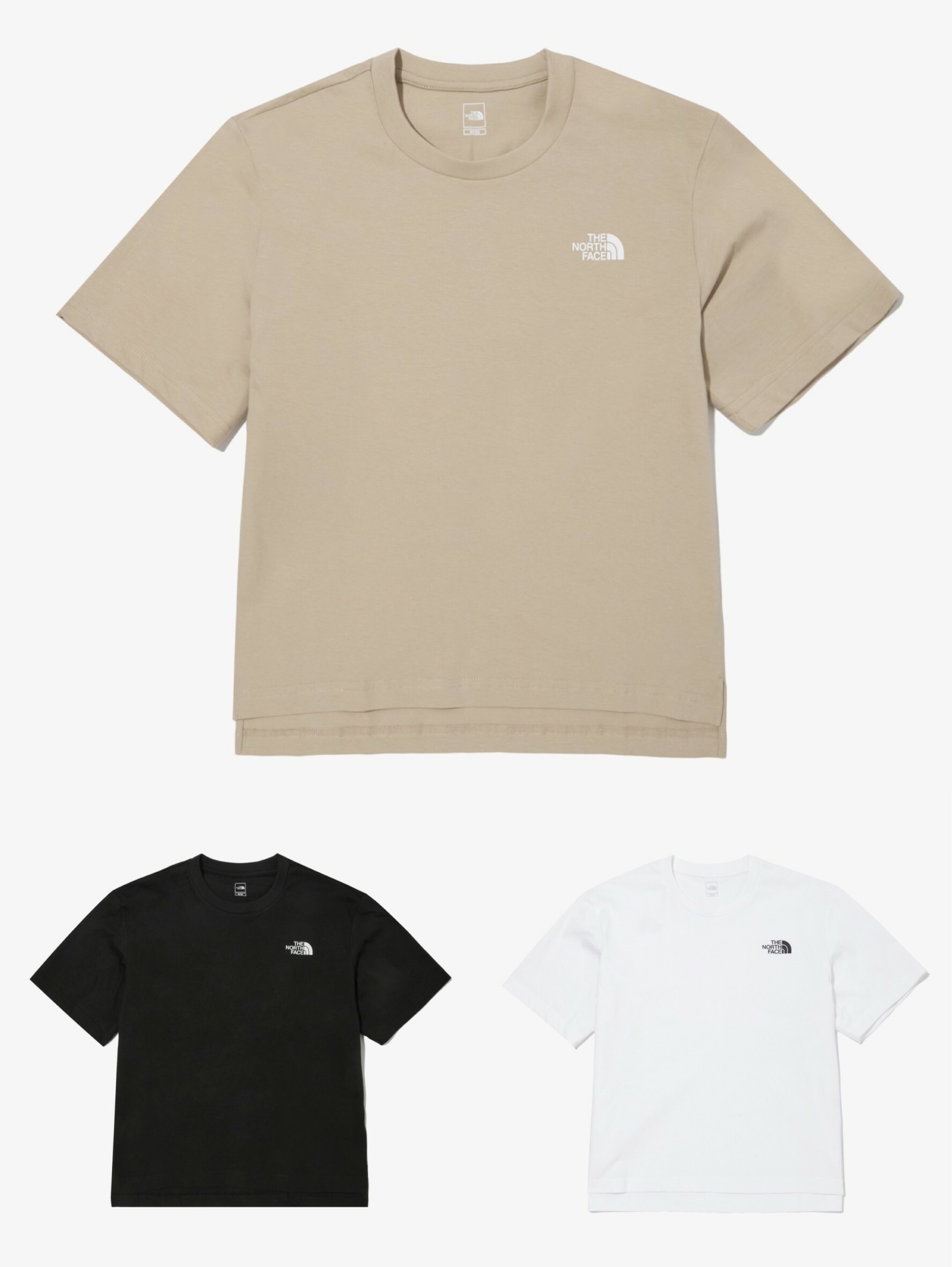 THE NORTH FACE 女 棉質 短版 CROP TOP 短袖 短T NT7UN34