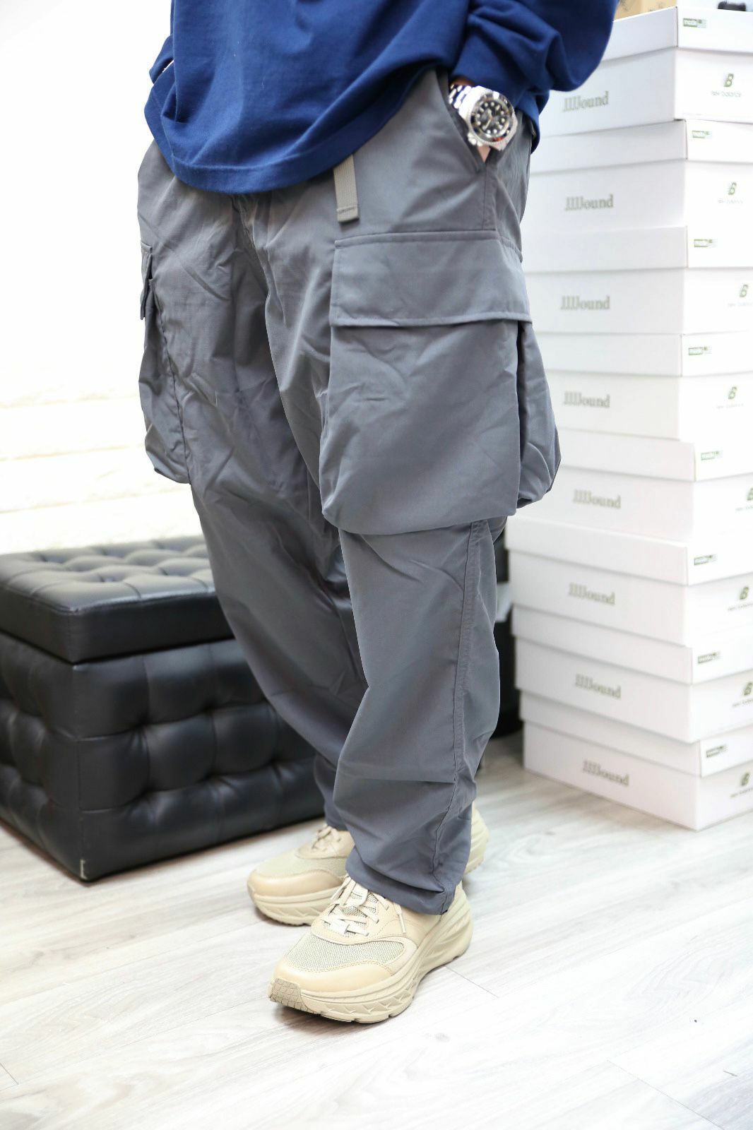 {現貨} BROS 大袋工裝闊身褲 (可束腳）