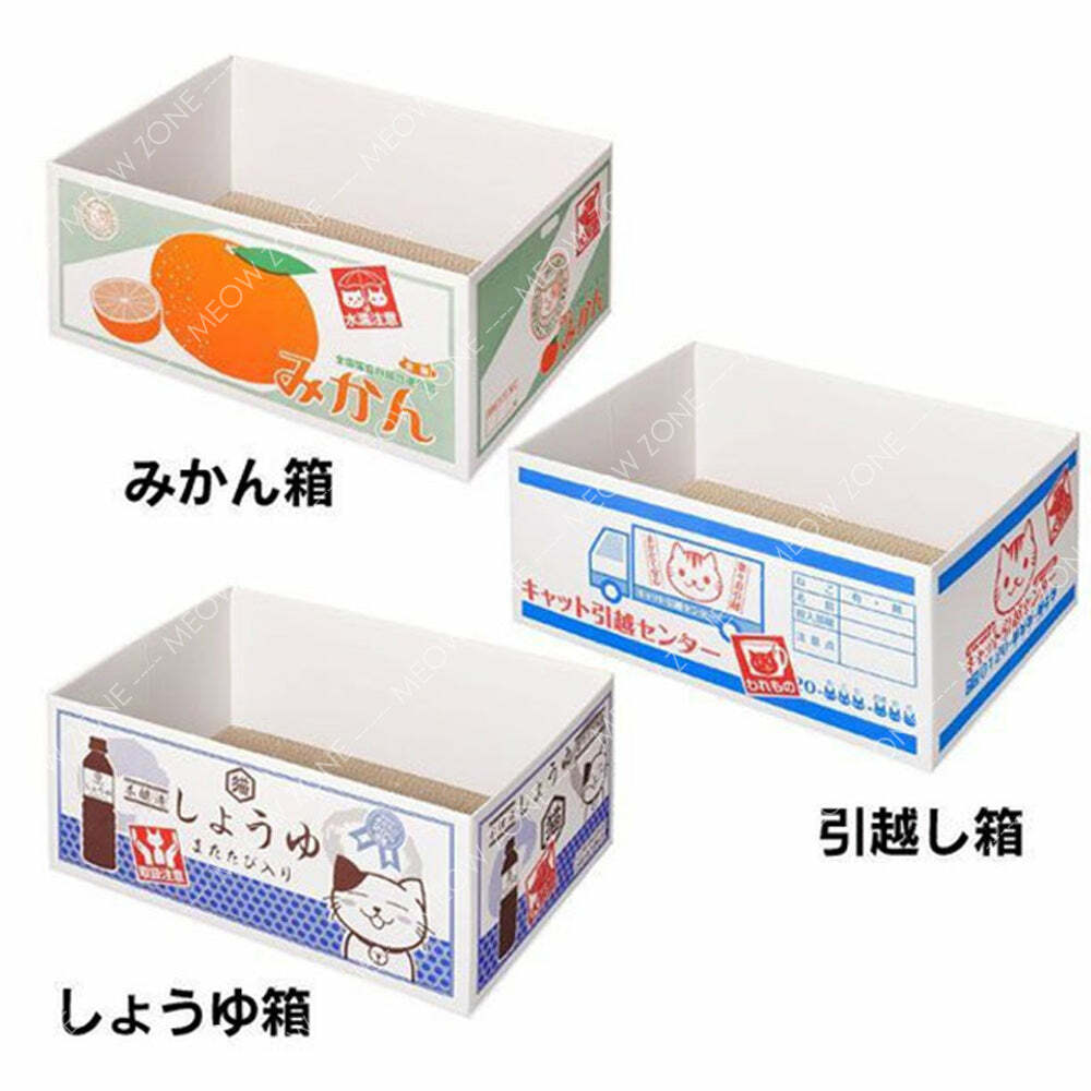 日系猫抓板 - 搬家箱