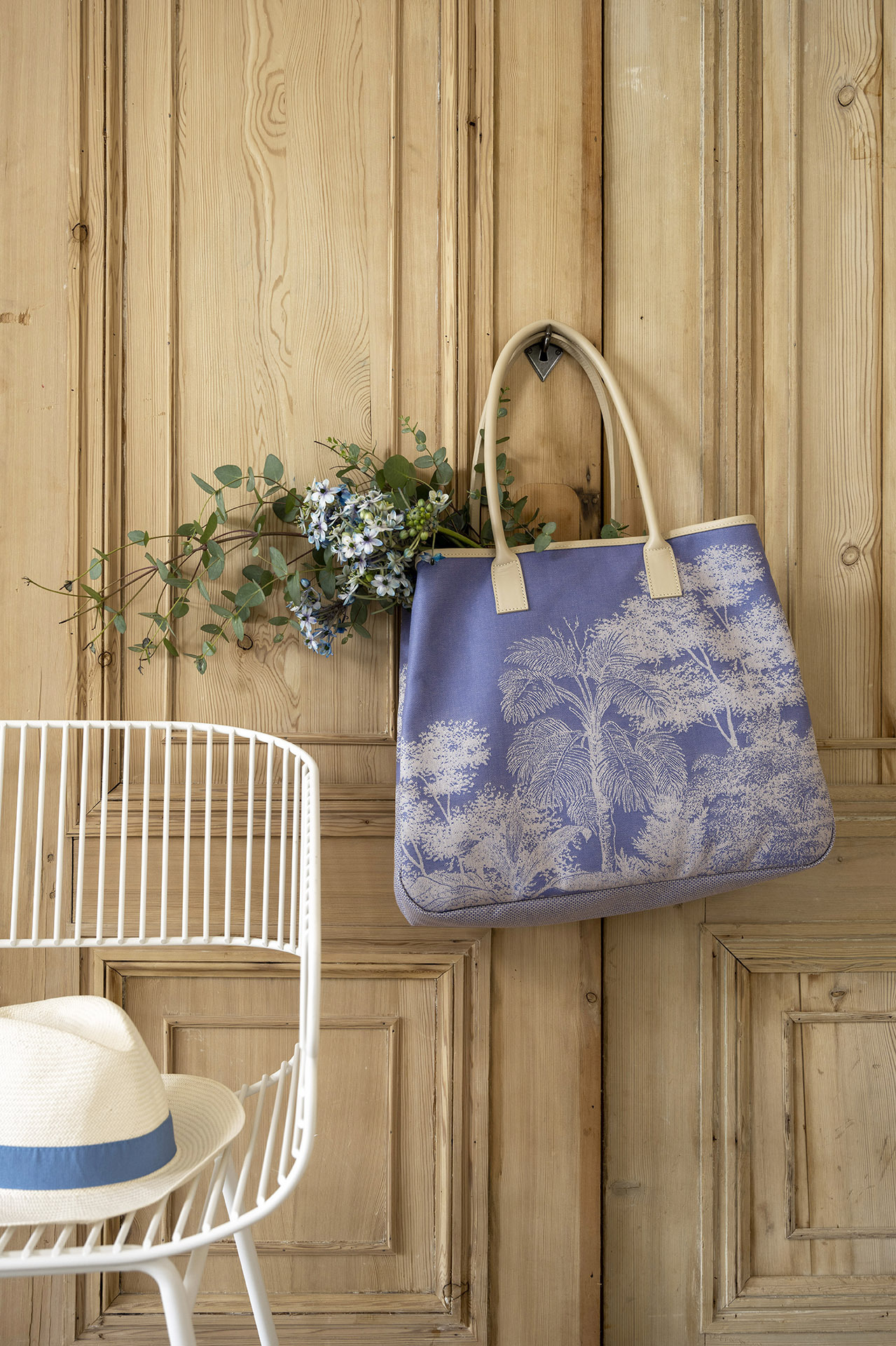 Shoulder bag, Paysage, Le Jacquard Français