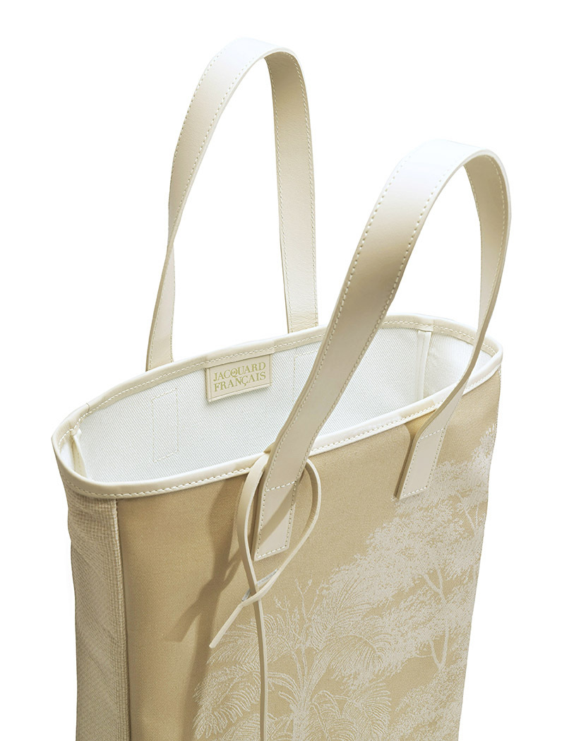 Hand-carried bag, Paysage, Le Jacquard Français