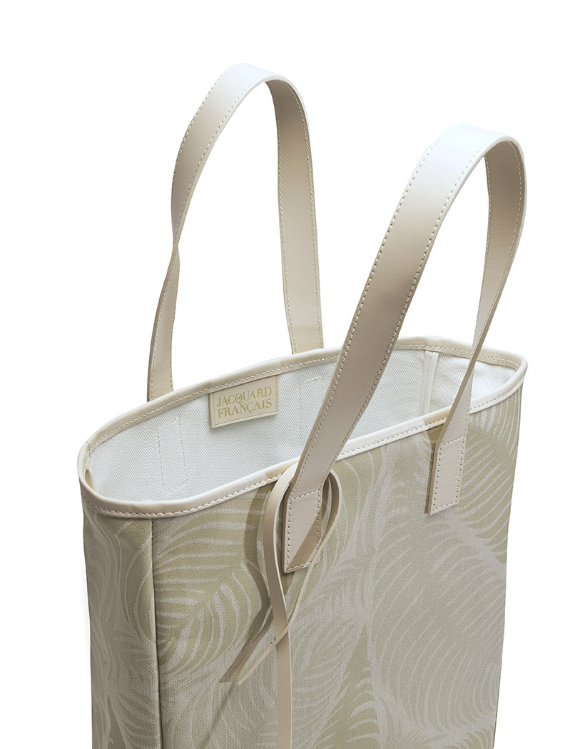 Hand-carried bag, Palme, Le Jacquard Français
