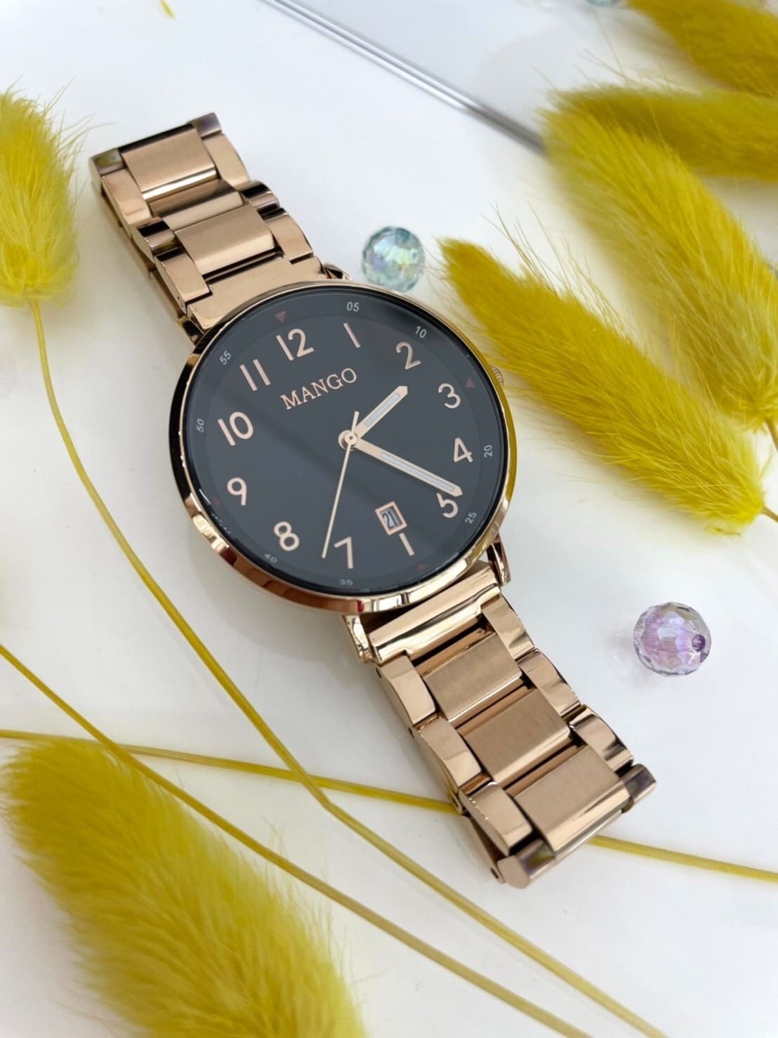 【MANGO】氣質簡約女錶 MA6768L-88R-H 36mm 現代鐘錶