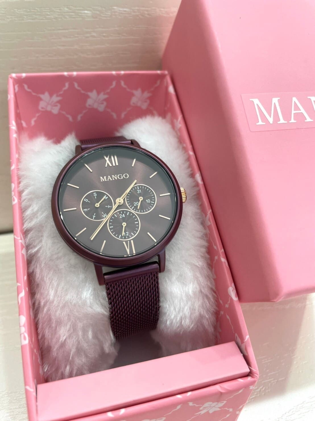 【MANGO】MA6766L-PE 38mm Modern Watch