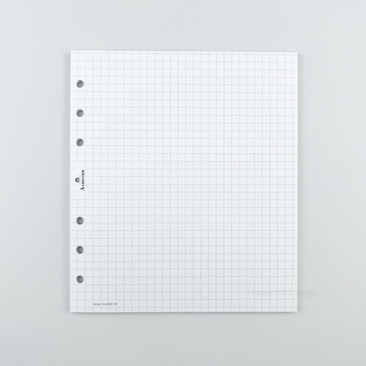 HBWA5／白色方格內頁5mm（100張入）