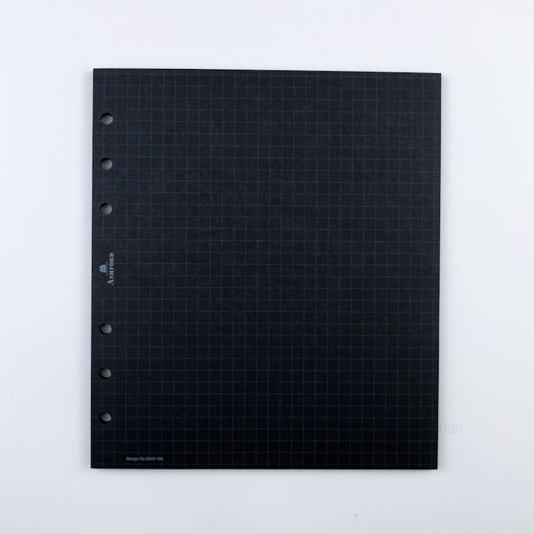 HBWA5／黑色方格內頁5mm（30張入）