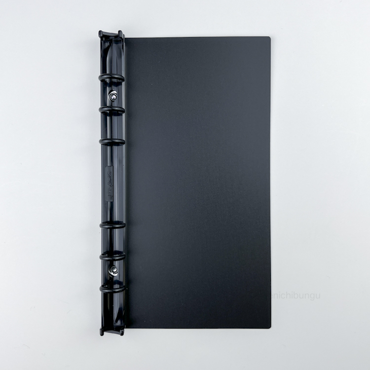 BIBLE／移REFILL PAD 移動式內環10mm－塑膠製（霧面透明、黑色）