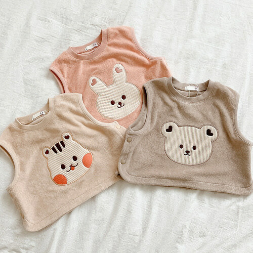 Dot to Dot 毛圈布轉轉馬甲