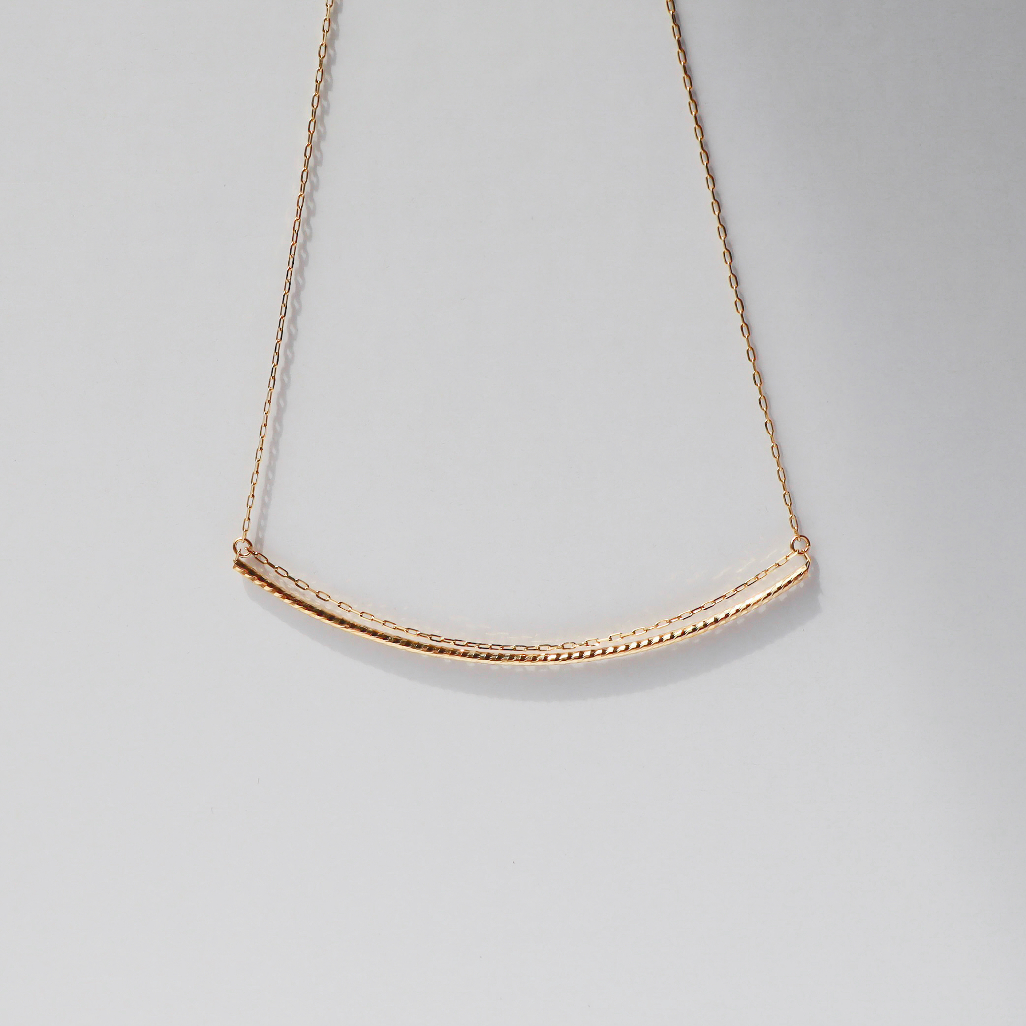 10K/日本設計款系列-雙層微笑鍊