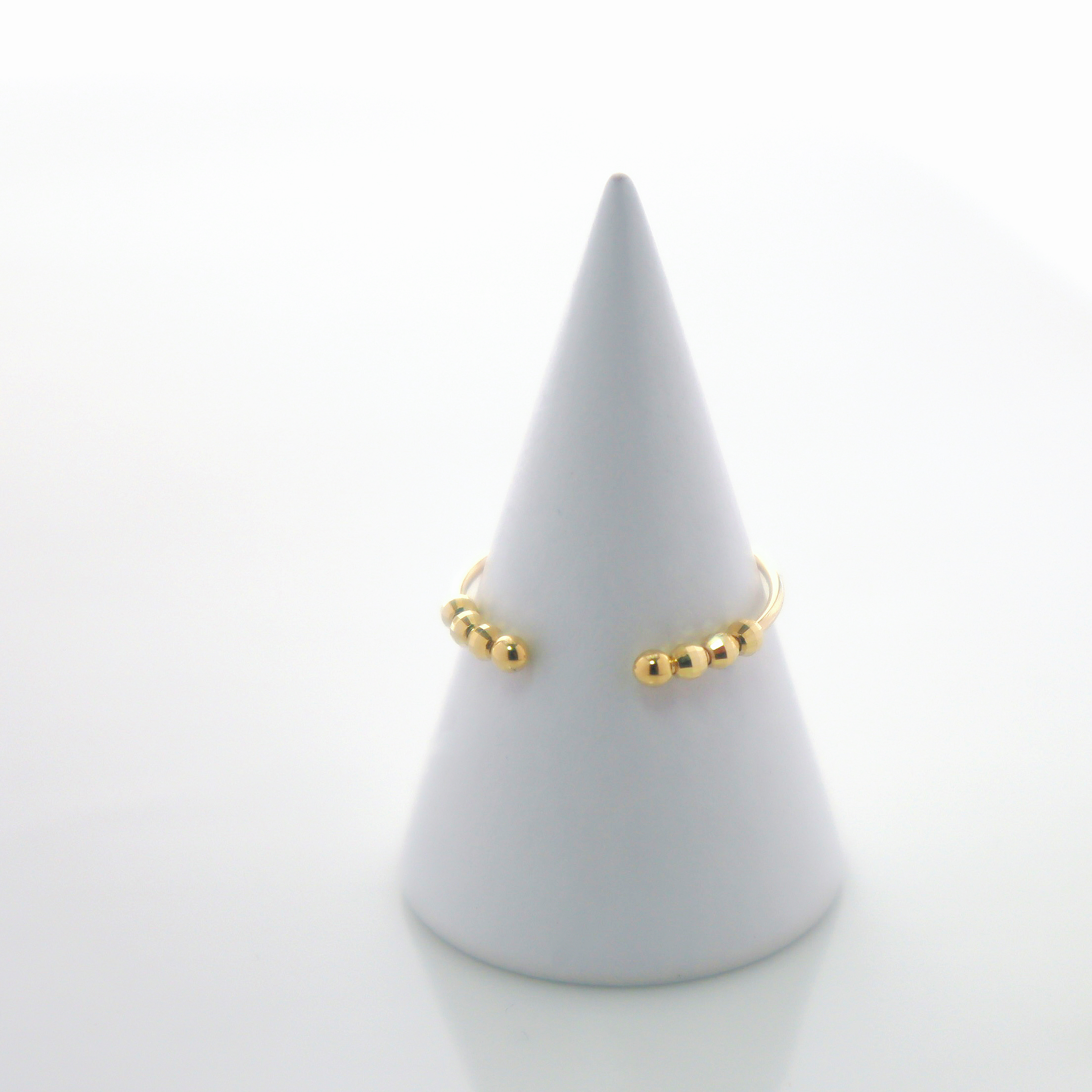 10K/日本設計款系列-串珠戒指