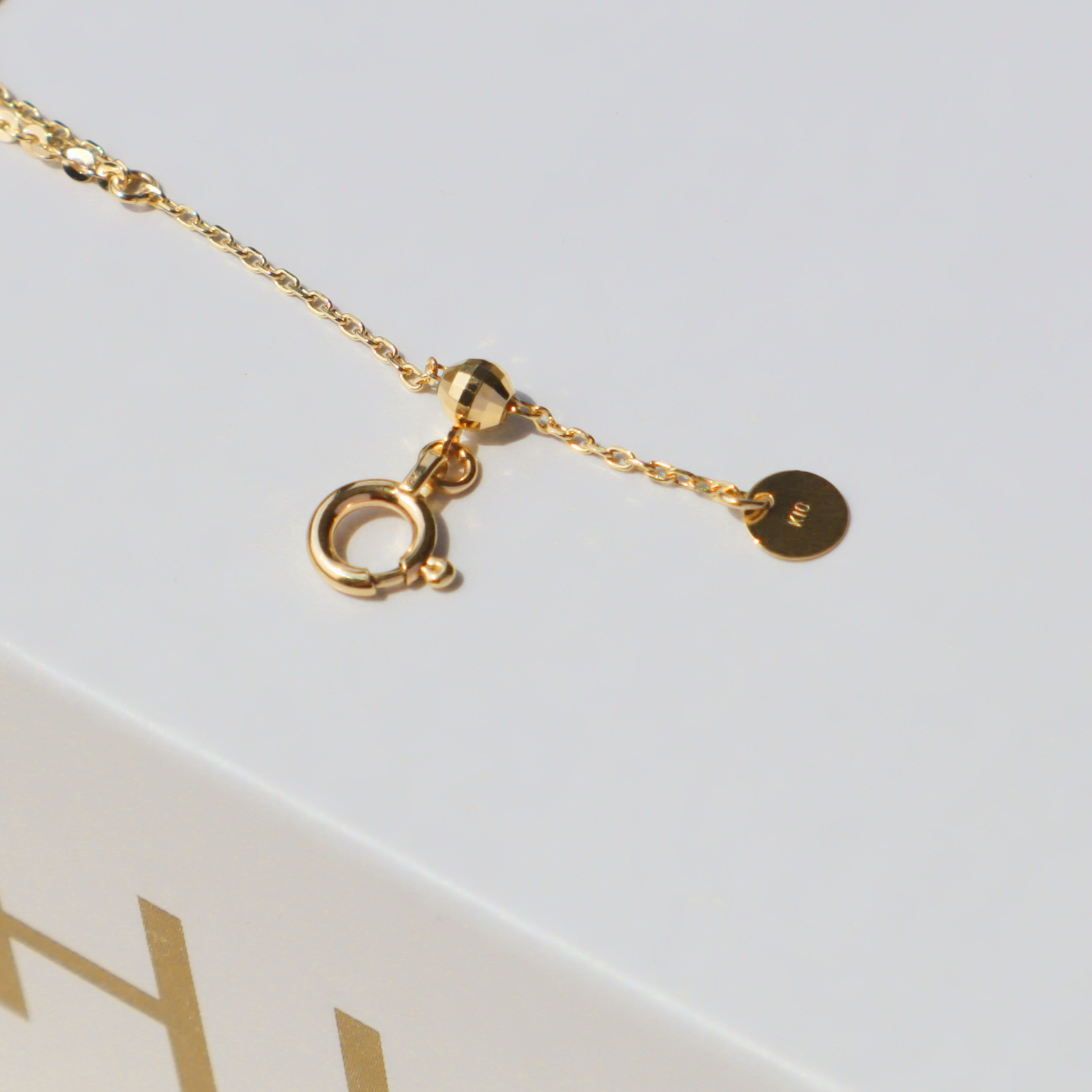 10K/日本訂製設計款系列-可調節細鍊手環