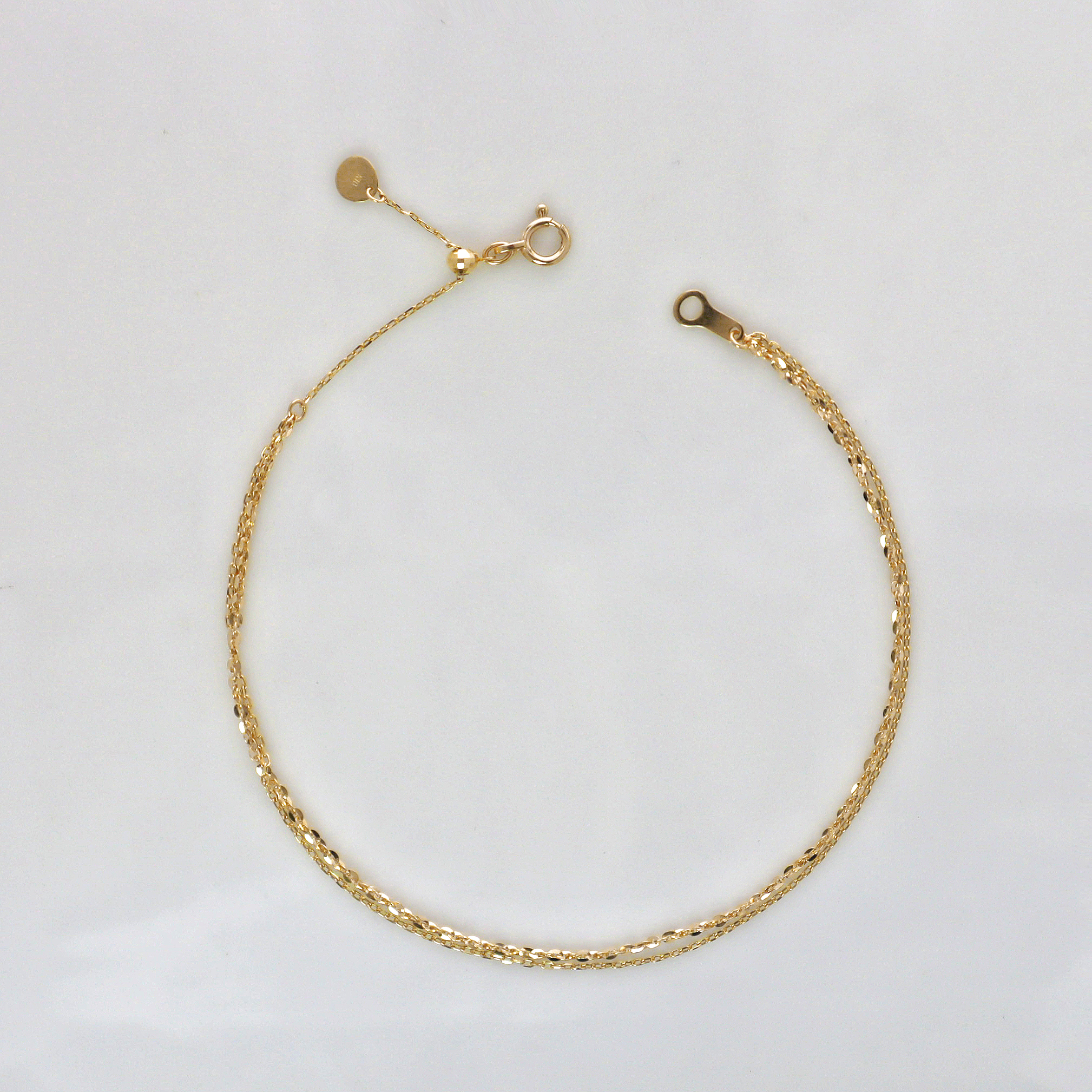 10K/日本設計款系列-圓舞曲雙層手鍊