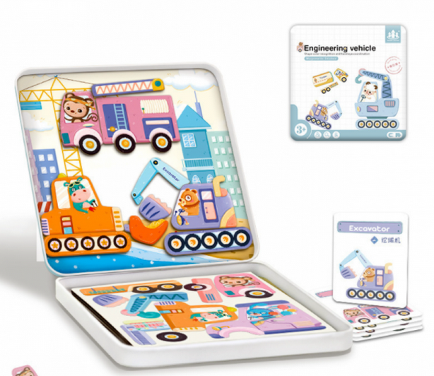 早教鐵盒磁性拼拼樂 ZKB17