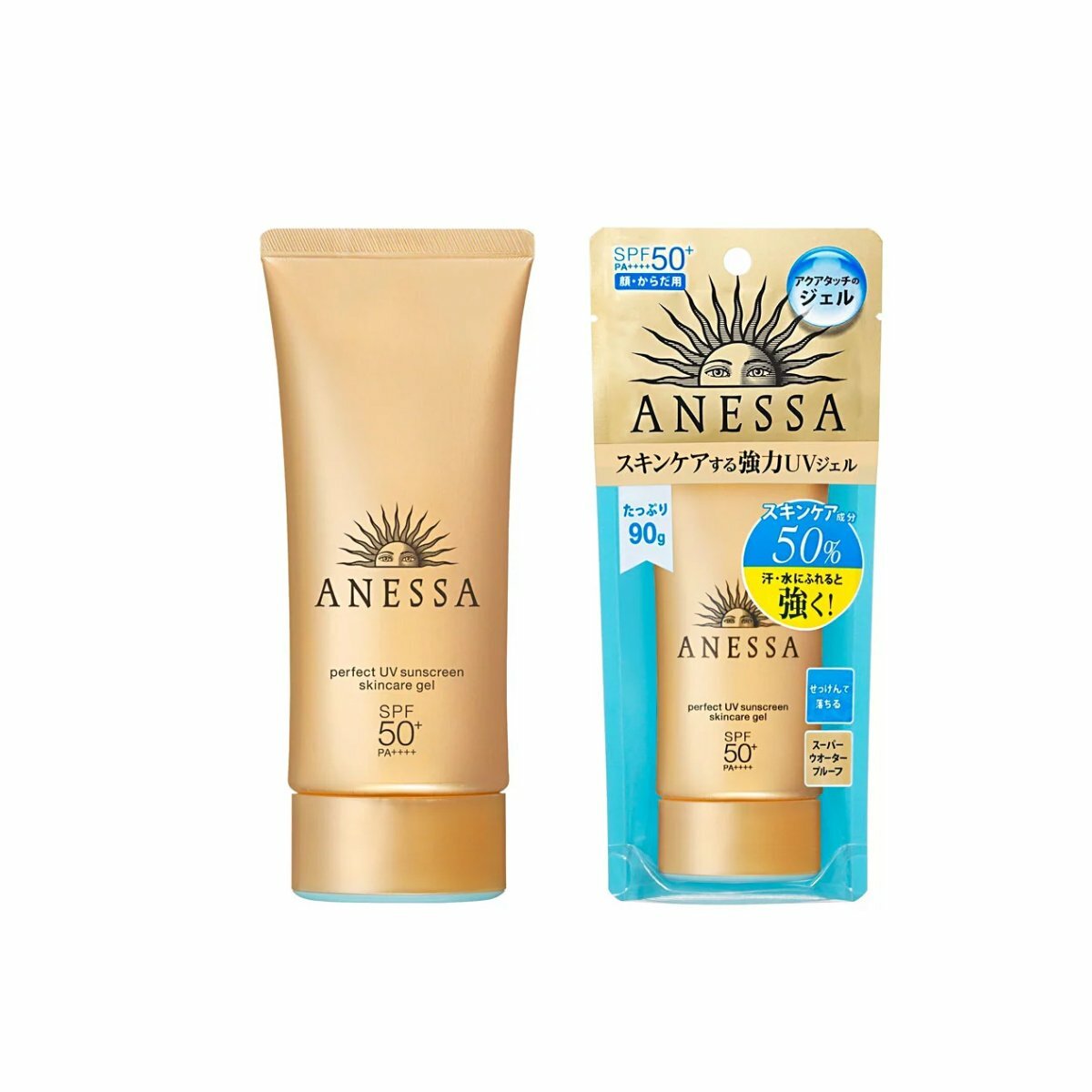 ANESSA Perfect UV 30ml SPF50オークル20 UV ANESSA PERFECT UV SUNSCREEN SKINCARE GEL SPF50+ 90G