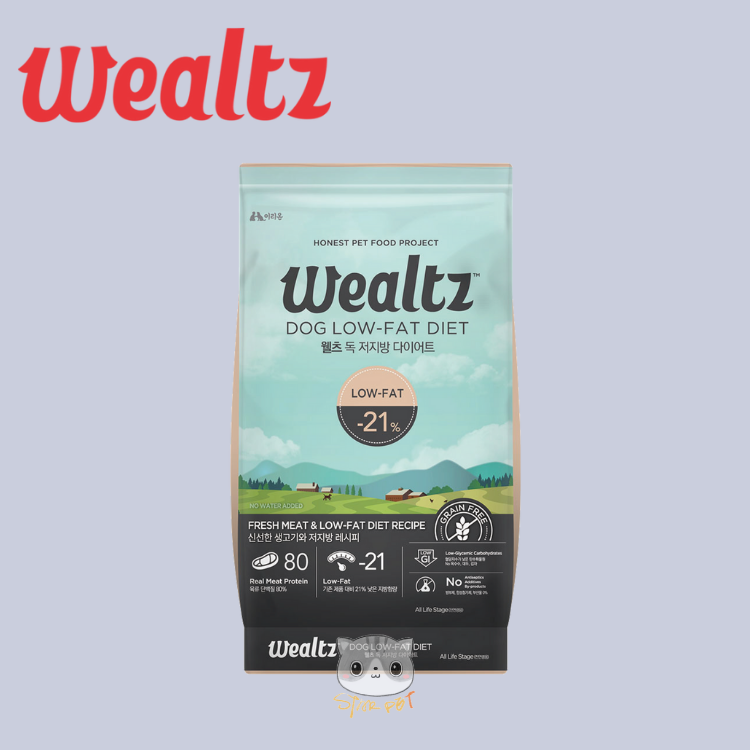 Wealtz Low-Fat Diet Dog Recipe 2.1kg/6kg