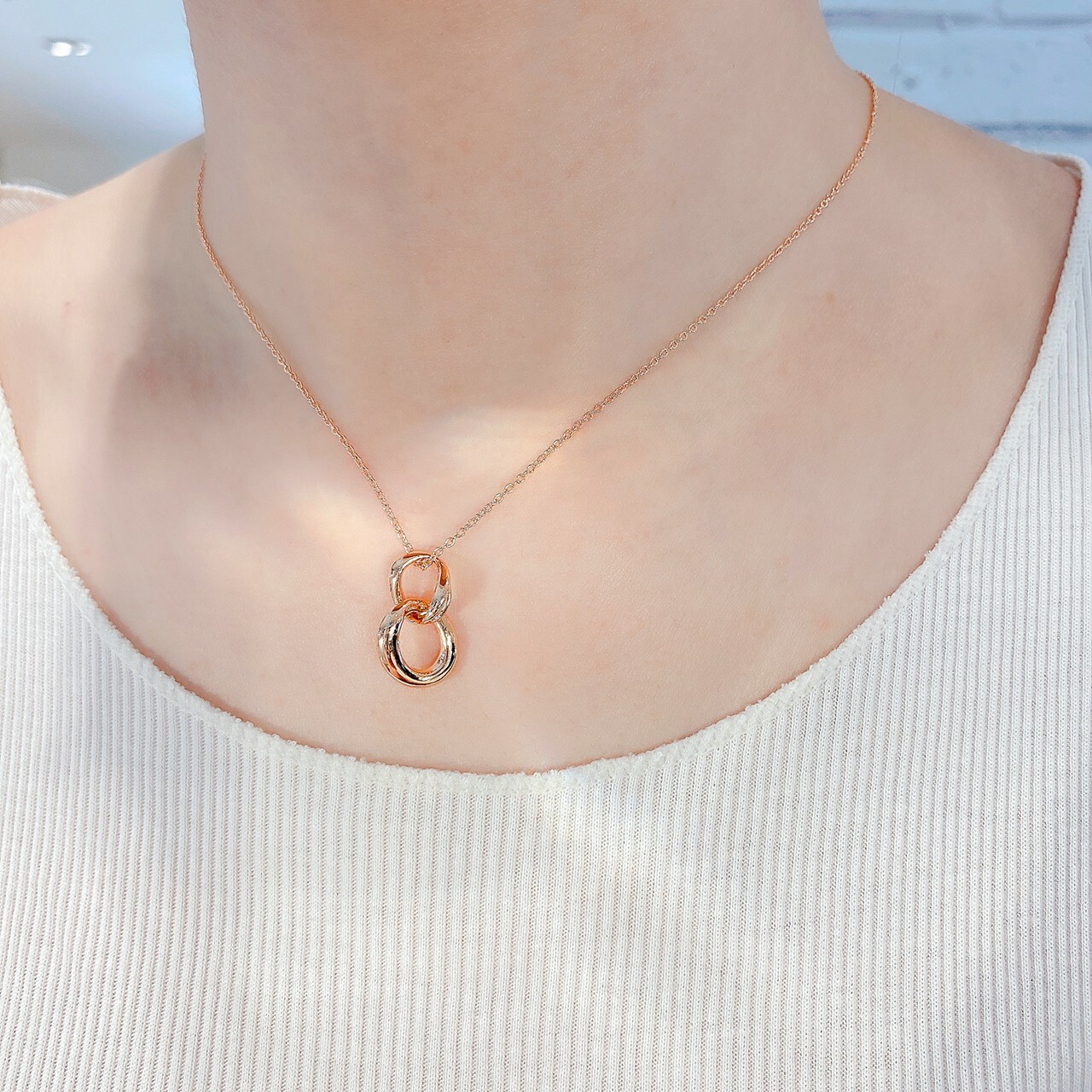 結伴 純銀項鍊(男女款)