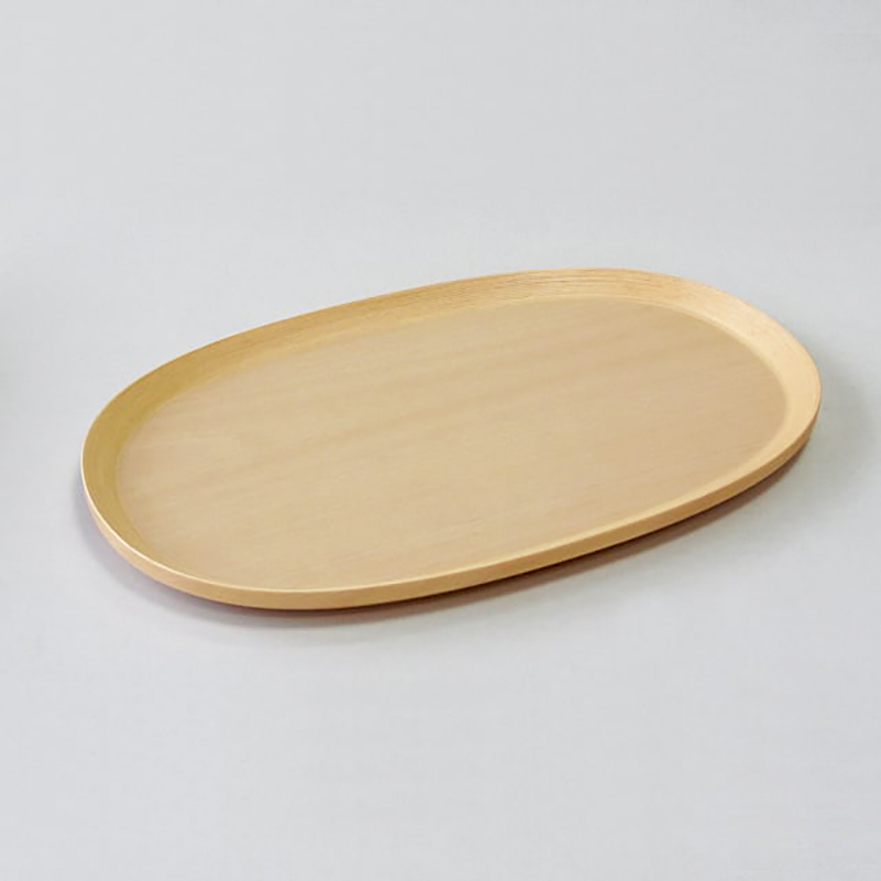 日本 BUNACO 橢圓形木製托盤