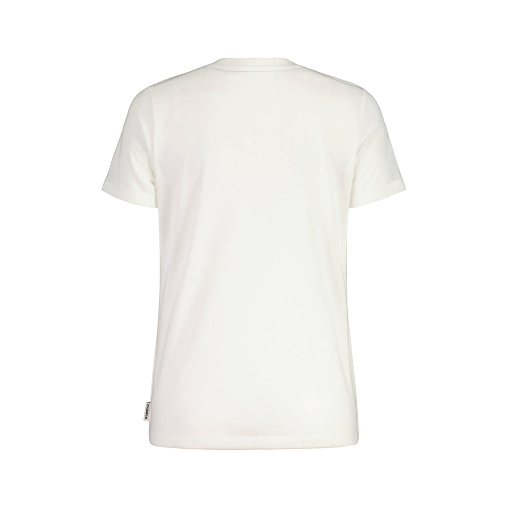 【Maloja】女Polygiene排汗透氣抗菌前LOGO短袖圓領衫 / 22MA33145、[牛奶白]