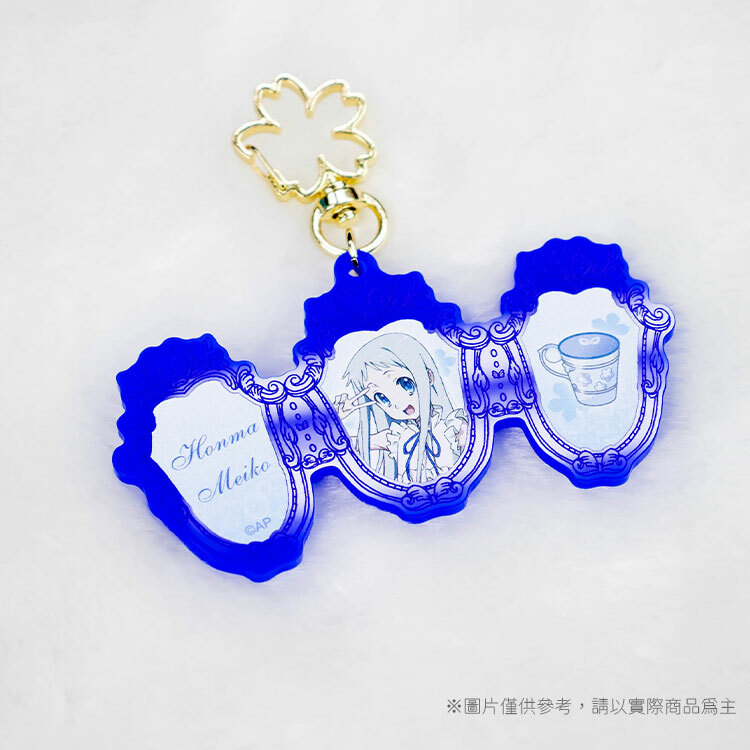 未聞花名-六色壓克力吊飾-(面麻/仁太/安鳴/雪集/鶴子/波波)