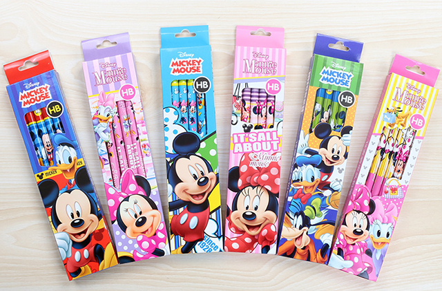 迪士尼HB 帶橡皮頭盒裝鉛筆 Z6117