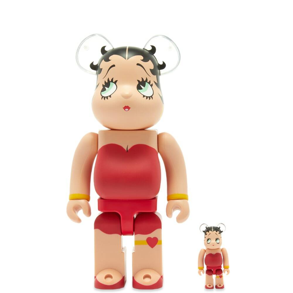 BE@RBRICK Betty Boop(TM) RED Ver. 400％ + 100％