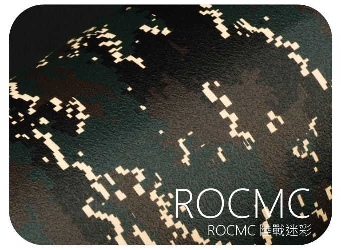 LIFE+GUARD ROCMC 陸戰迷彩 風格貼膜樣式，適用於相機、鏡頭與 3C 裝置表面保護與風格打造