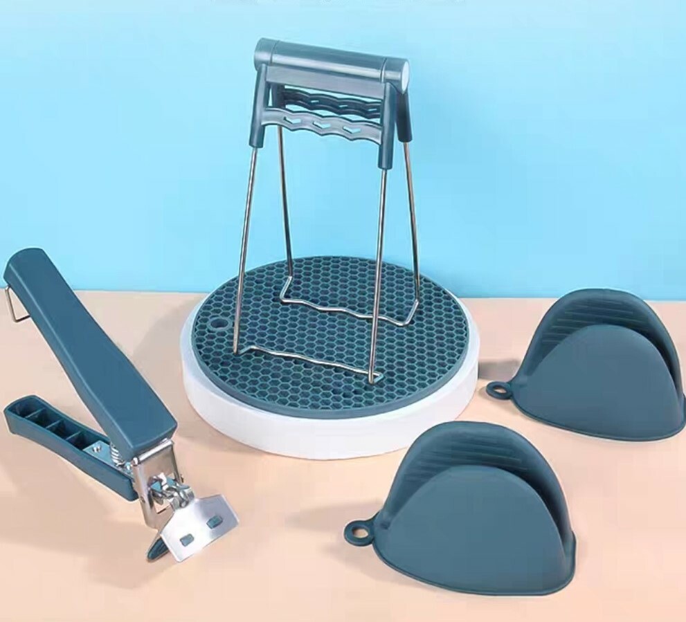 北歐風防燙碗盤提取套組(5件組)