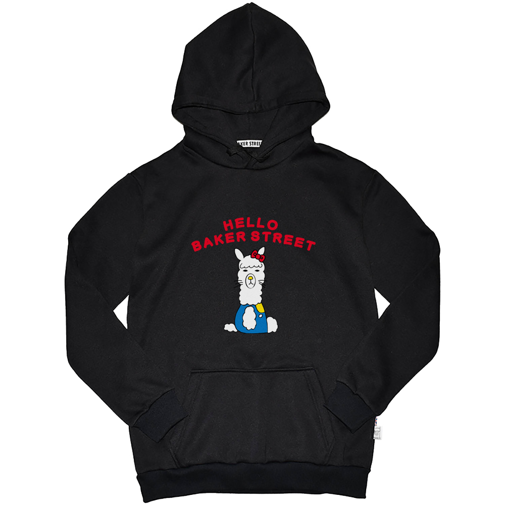 Hello Alpaca 高磅數長袖帽T