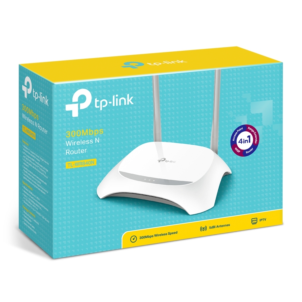 【TP-Link】300Mbps無線N路路由器 (TL-WR840N)