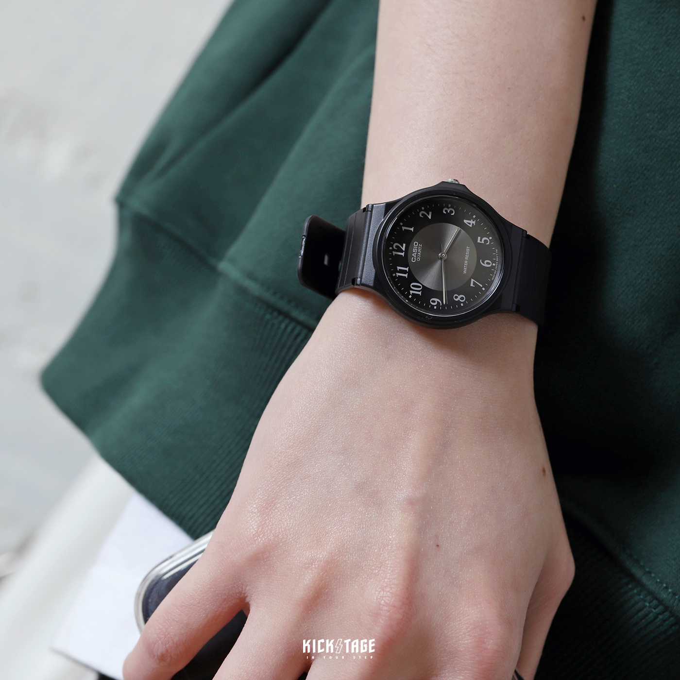 CASIO Youth MQ24 MQ-24-1B3 黑銀圈 卡西歐 指針款 薄型 經典 手錶【MQ241B3LSDF】