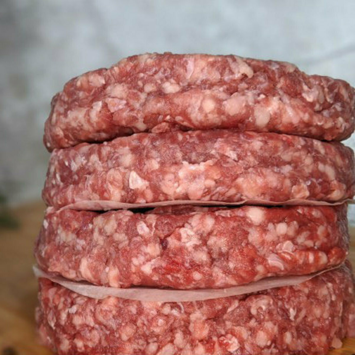 新西蘭 - 紐西蘭安格斯-厚切純牛肉漢堡 #爆肉汁#不含麩質#無激素 (4塊約320g) (急凍)