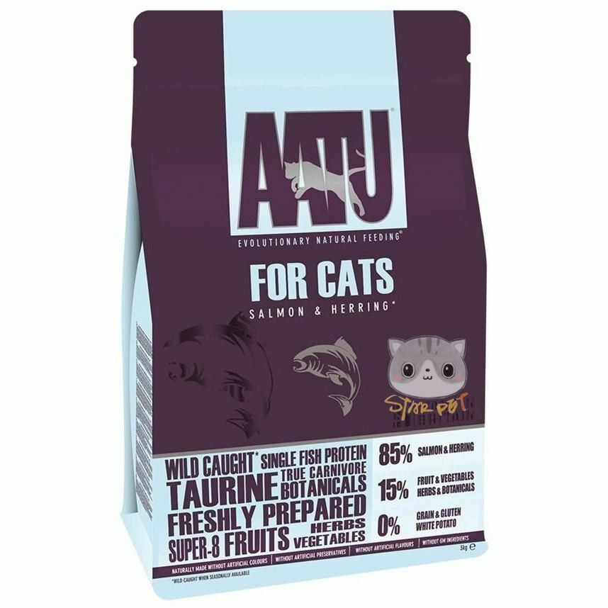 AATU Salmon & Herring Cat Recipe 3kg