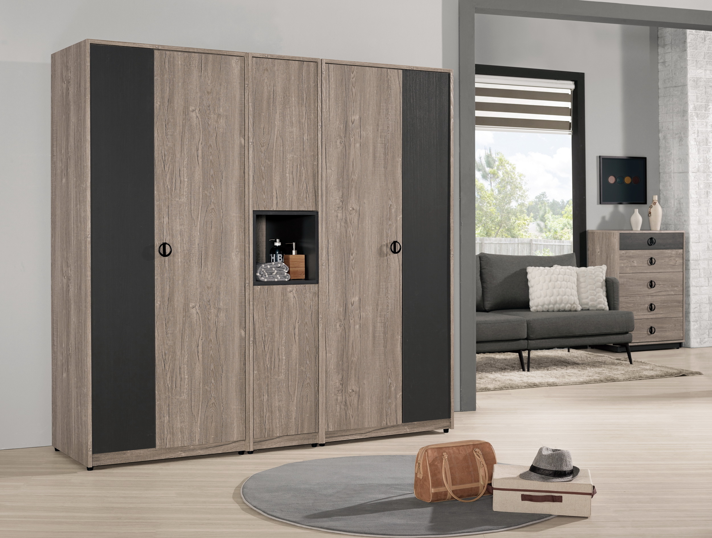 費納6.7尺組合衣櫥(全組)