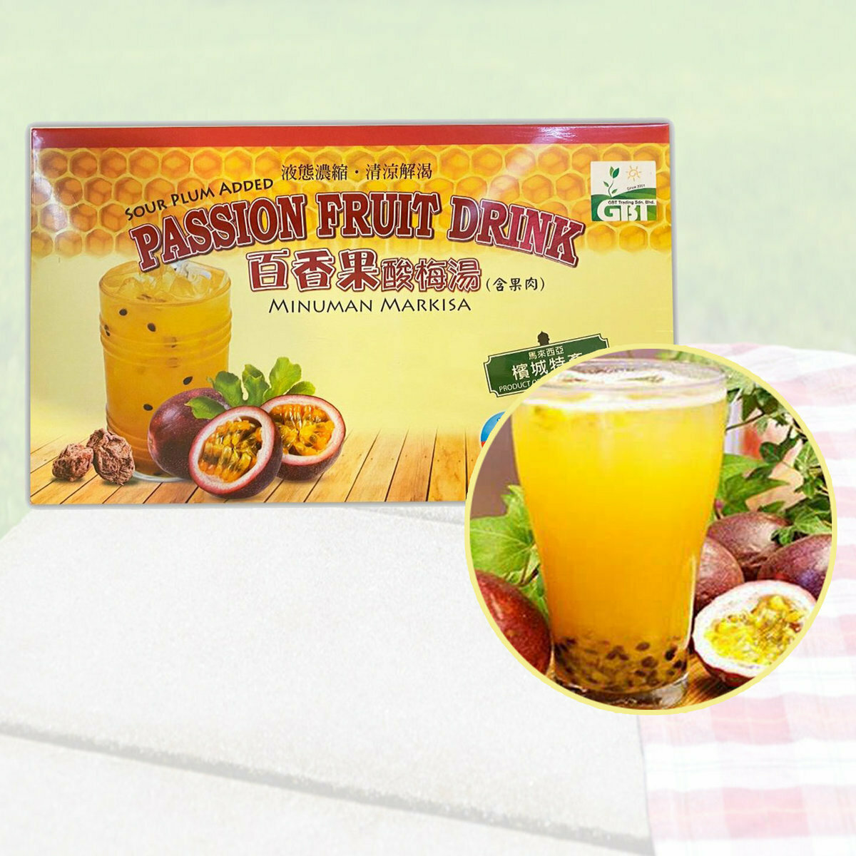 Green Bio Tech - 百香果酸梅湯(含果肉) #檳城特產 #冷熱皆宜 #清涼解渴
